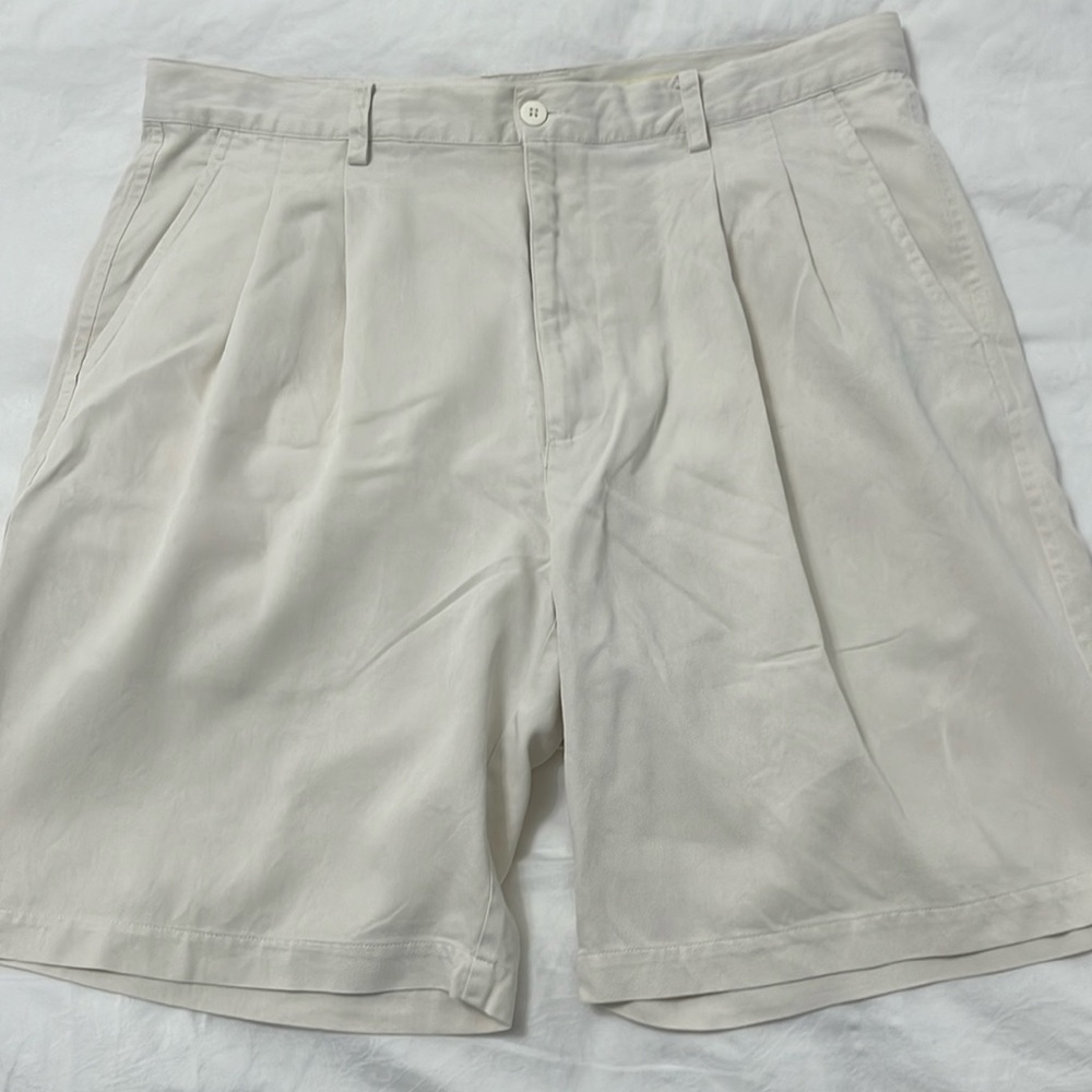Bobby Chan silk blend shorts